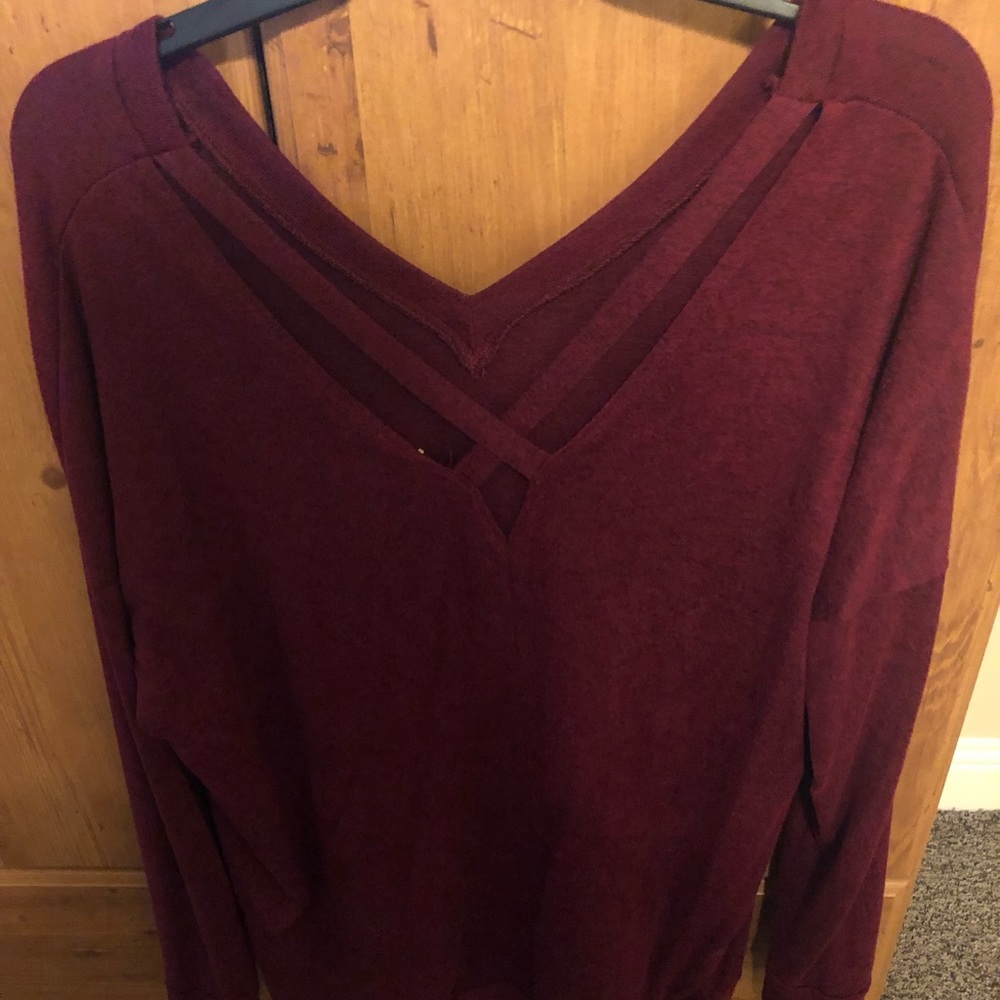 Maroon Sweater - Picture 4 of 4